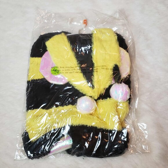 🐝Thrills & Chills Medium LED *Light-Up* BUMBLE BEE Pet Dog Halloween Costume - Picture 3 of 17